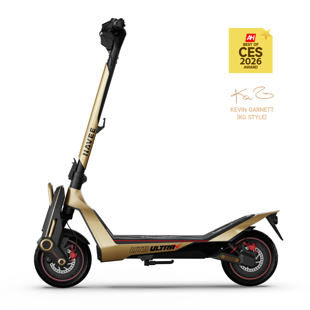 NAVEE UT5 Ultra X SuperScooter – 74.6miles Extended Range|Hydraulic Suspension|2400W×2 Dual Motor Powerful Urban Performance「NBA Legend Kevin Garnett Style」